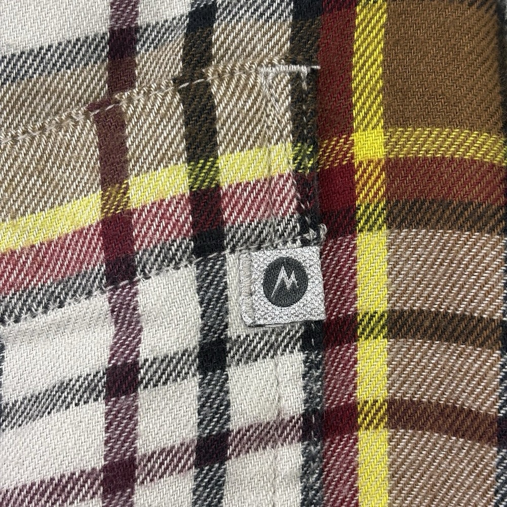 Marmot Plaid Flannel Button-Down Shirt Long Sleeve Casual Wear Size Large - Picture 6 of 7